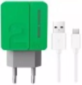 Сетевое зарядное устройство More choice NC46a Green