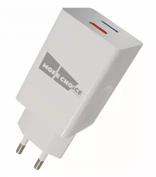 Сетевое зарядное устройство More choice NC55QCm White (4627151195124)