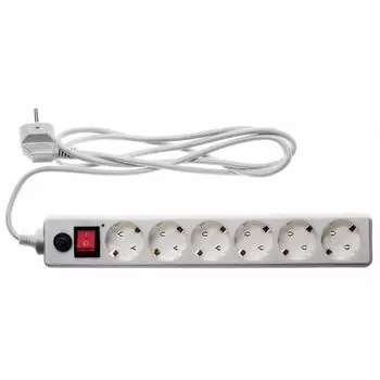 Сетевой фильтр Buro 600SH-16-3-W 3м, 6 розеток белый
