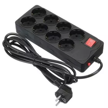 Сетевой фильтр Buro 800SH-1.8-B 1.8м 8 розеток черный