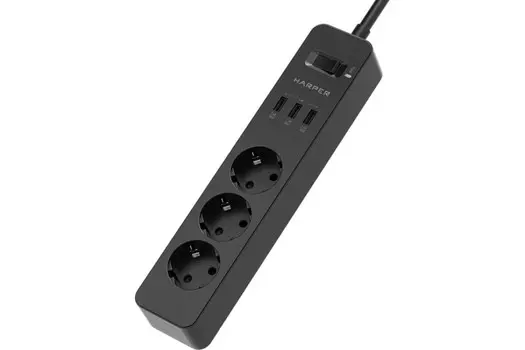 Сетевой фильтр Harper UCH-325 Black