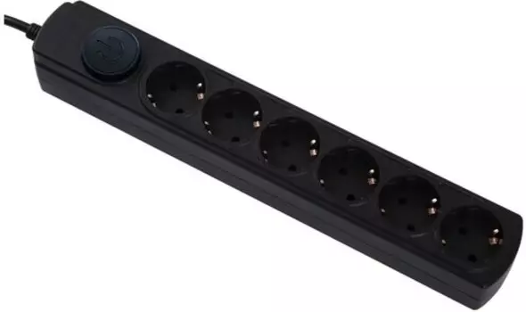 Сетевой фильтр Ippon BK-6-EU-5-16-B (5м 6 роз.) черный