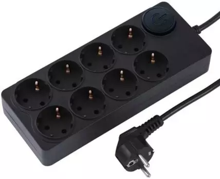 Сетевой фильтр Ippon BK-8-EU-5-16-B (5м 8 роз.) черный