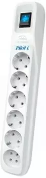 Сетевой фильтр Pilot L (GP) 172 (3м 6 роз.) белый