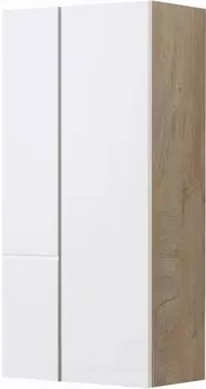 Шкаф подвесной Акватон Мишель Дуб Эндгрейн/Белый (1A243903MIX40)