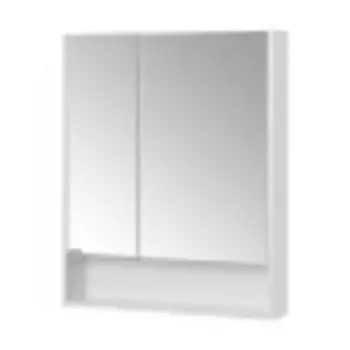Шкаф с зеркалом Акватон Сканди 90 Белый (1A252302SD010)