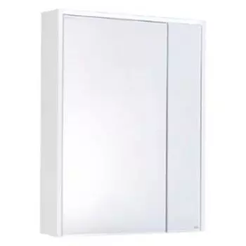 Шкаф с зеркалом Roca Ronda 800мм бетон/белый глянец (ZRU9303009)