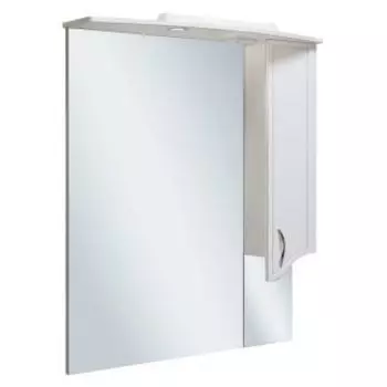 Шкаф с зеркалом Runo СЕВИЛЬЯ 75 навесной, белый (Вн Ш30 RUNO)
