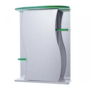 Шкаф с зеркалом VIGO Alessandro 3-55 зеленый (N11-550-зел)