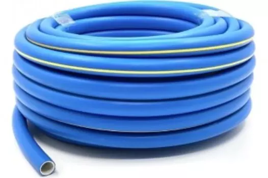 Шланг Вихрь 25м синий с жёлтой полоской (73/7/2/28)
