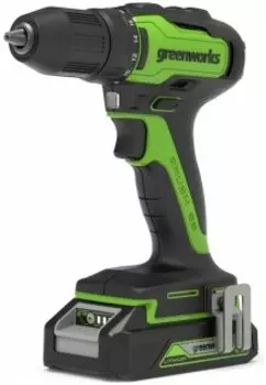 Шуруповерт GreenWorks GD24DD35K2 c АКБ 2Ач и ЗУ (3704007UA)