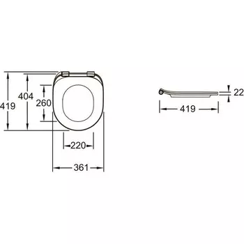 Сиденье для унитаза Jacob Delafon Cleo E24048-0