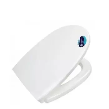 Сиденье для унитаза Santek БРИЗ дюропласт с металл. крепл. (WH106901)