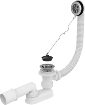 Сифон Alca Plast A501 для ванны, пластик,хромированный