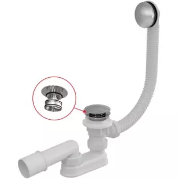 Сифон Alca Plast A504CKM-100 для ванны