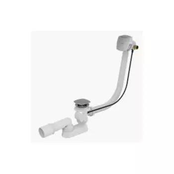 Сифон Alca Plast A564CRM2 для ванны пластик хром