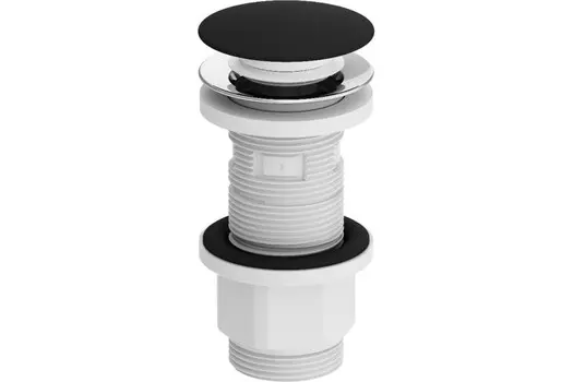 Сифон Damixa Option 210600300 чёрный матовый (Донный клапан)