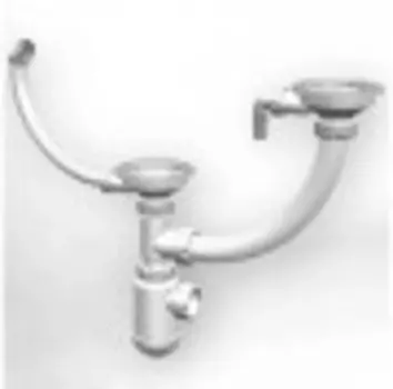 Сифон Granula GRAND 31/2 с круглым переливом и отводом ЭКОНОМ (С.Н. 391-11-22/СФ-0007)