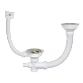 Сифон Iddis 021UPS0i84 Выпуск для кухонной мойки