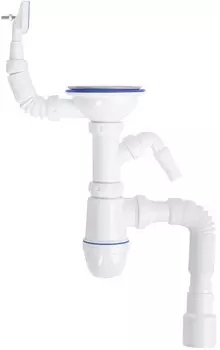 Сифон Iddis 3 1/2 с переливом и и отводом (S11UPS0i84)