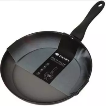 Сковорода Daniks FPW-28-SLVR-BLK