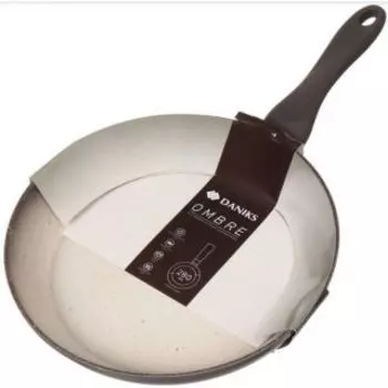Сковорода Daniks FPW-28-SM-AMBR-BLK