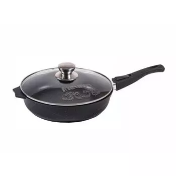 Сковорода Мечта Гранит 24см стекл.кр, съем/руч АП (С024701)