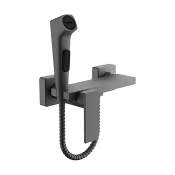 Смеситель для биде BELZ B55653-3 оружейная сталь