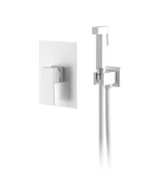 Смеситель для биде D&K Bayern.Liszt матовый белый (DA1515008)