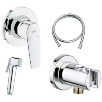 Смеситель для биде Grohe BauFlow 124900 (в компл: 28628000, 27512001, 26335000, 29046000)