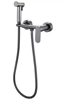 Смеситель для биде Haiba HB5516-3 оружейная сталь