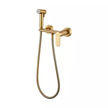 Смеситель для биде Haiba HB5516-5 матовое золото
