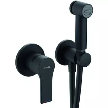 Смеситель для биде Kludi ZENTA 489983965 черный матовый