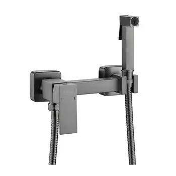 Смеситель для биде Raffine F237T оружейная сталь