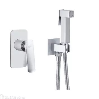 Смеситель для биде Rose R1605F белый/хром