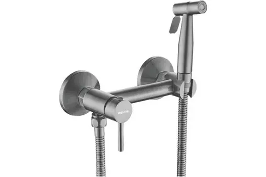 Смеситель для биде Shevanik S107T оружейная сталь