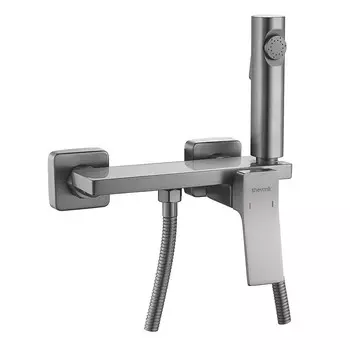 Смеситель для биде Shevanik S6105T-1 оружейная сталь