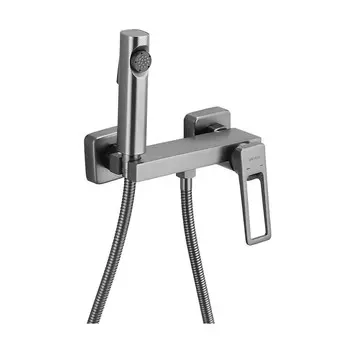 Смеситель для биде Shevanik S6805T-1 оружейная сталь