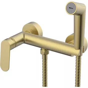 Смеситель для биде Splenka S41.51.03 сатин золотой