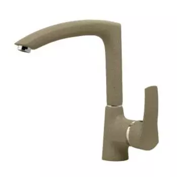 Смеситель для кухни АкваГранитЭкс C-7040 песочный (302)