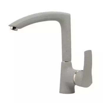 Смеситель для кухни АкваГранитЭкс C-7040 серый (310)