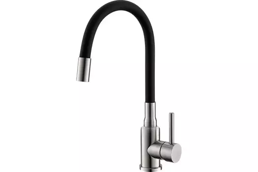 Смеситель для кухни Alveus Flexa Black Sat черный (1147023)