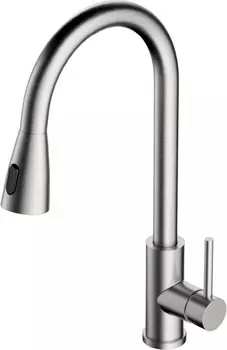 Смеситель для кухни Alveus Flexa Primrose сатинированная сталь (1148261)