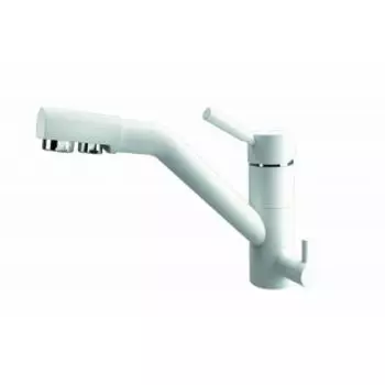 Смеситель для кухни Bamboo ДУЭТ BM Белый