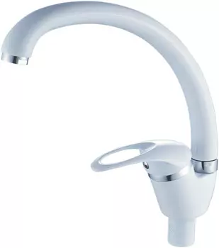 Смеситель для кухни Cron CN4103-8 белый