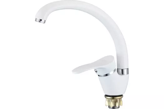Смеситель для кухни D-Lin D150405-C белый