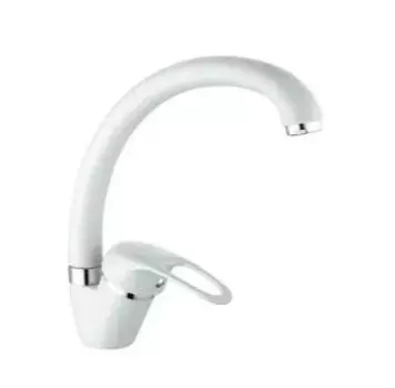 Смеситель для кухни D-Lin D150409-C белый