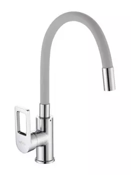 Смеситель для кухни D-Lin D155308-2 хром/серый