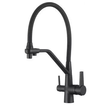 Смеситель для кухни D-Lin D159317-A черный