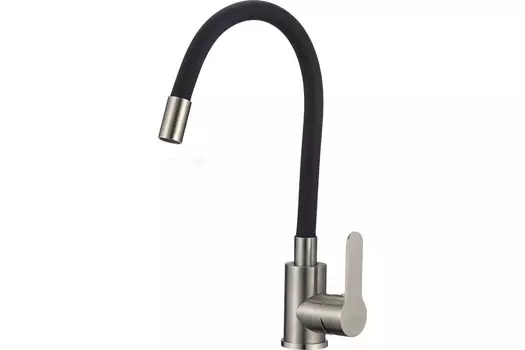 Смеситель для кухни D-Lin H155316-1 сатин/черный